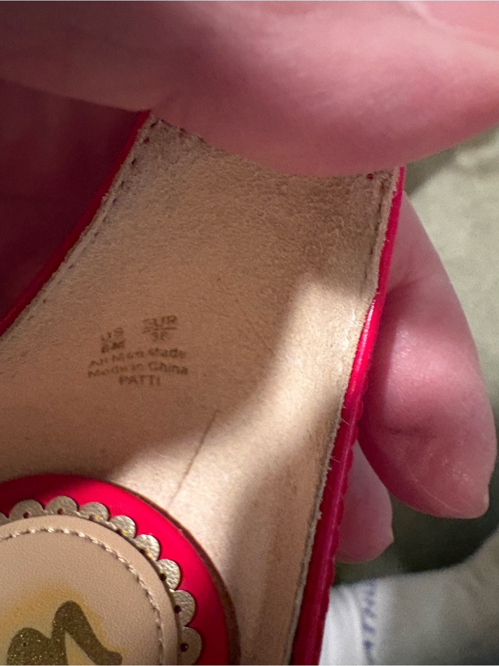 Sam Edelman Women's Red Ankle-Strap Sandals - Picture 7 of 8